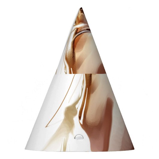 Mode Frau: Stilvolles, zeitgenössisches Portrait. Partyhütchen (Links)