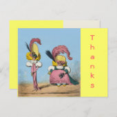 Mode Funny ~ Postcard / Einladungen 4.25 x 5.6 (Vorne/Hinten)