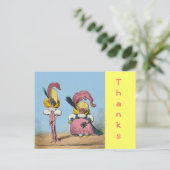 Mode Funny ~ Postcard / Einladungen 4.25 x 5.6 (Stehend Vorderseite)