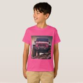 Mode für Baby Boy Auto gedrucktes Design-Tishirt T-Shirt (Vorne ganz)