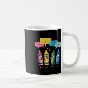 Mode für Frauen Crayon Stimmung Farbstifte Lehre Kaffeetasse