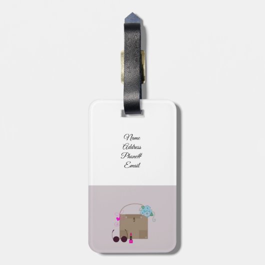 Mode Gepäckanhänger (Rückseite vertikal)