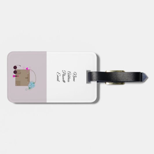 Mode Gepäckanhänger (Rückseite horizontal)