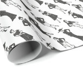 Mode Geschenkpapier (Rolleneckpunkt)
