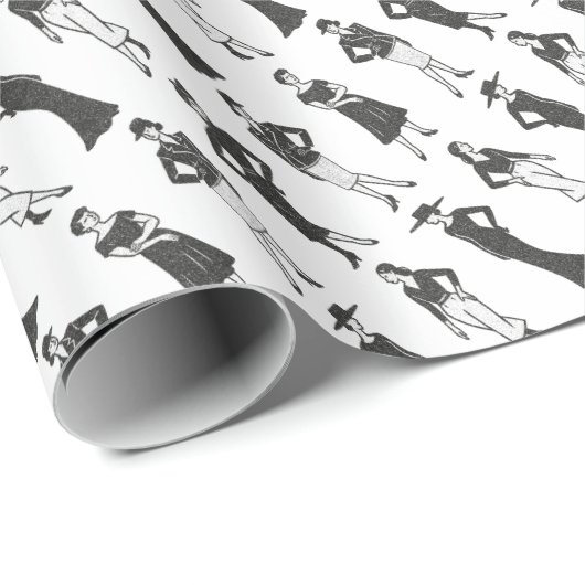 Mode Geschenkpapier (Rolleneckpunkt)