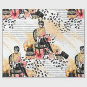 Mode-Girl Geschenkpapier (Flach)