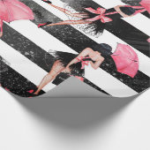 Mode-Girl Geschenkpapier (Ecke)