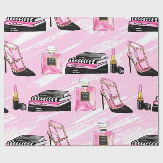 Mode-Girl Geschenkpapier (Flach)