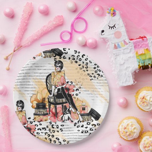 Mode-Girl Pappteller (Party)