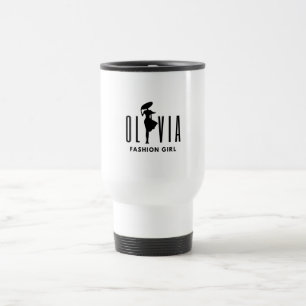 Mode Girl shadow Olivia niedliche Geschenkidee Reisebecher