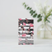 Mode-Girl Visitenkarte (Stehend Vorderseite)