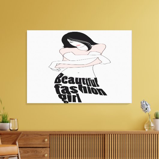 Mode Girls Leinwanddruck (Insitu (Wohnzimmer))