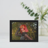 Mode-Göttin Postkarte (Stehend Vorderseite)