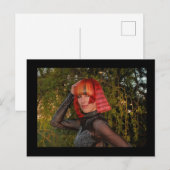 Mode-Göttin Postkarte (Vorne/Hinten)