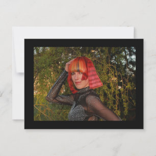 Mode-Göttin Postkarte