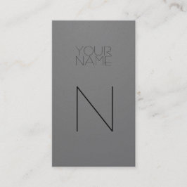 Mode-graues Schwarzes Visitenkarte