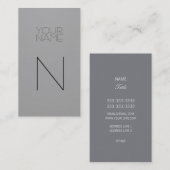Mode hellgrau visitenkarte (Vorne/Hinten)