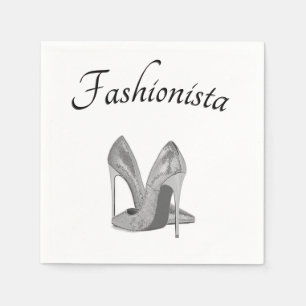 Mode-High-Heelschuhe Serviette