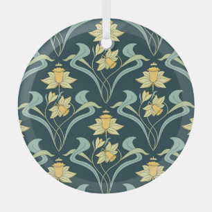 Mode-Hunde: Niedliches Outfits-Muster Ornament Aus Glas