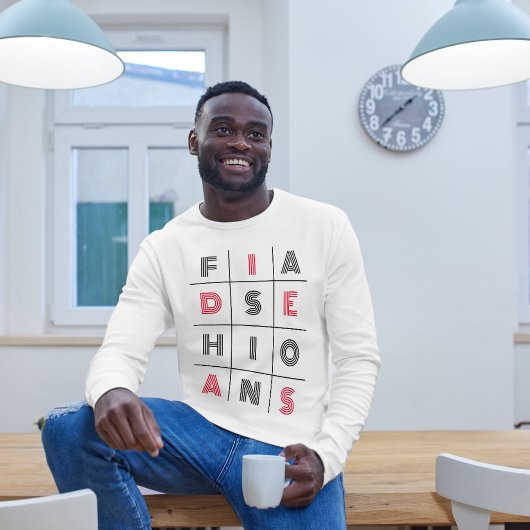 Mode Ideenfindung Typografie T-Shirt