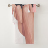 Mode Illustration Stilvolle Frau mit Sonnenbrille Badhandtuch Set (Insitu)