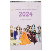 Mode-Illustration, Tierkreiszeichen, Zodiac Kalender (Titelbild)