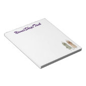 Mode-Illustrations-Notizblock im Chic-Stil Notizblock (angewinkelt)
