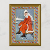 Mode im Skigebiet Postkarte (Vorderseite)