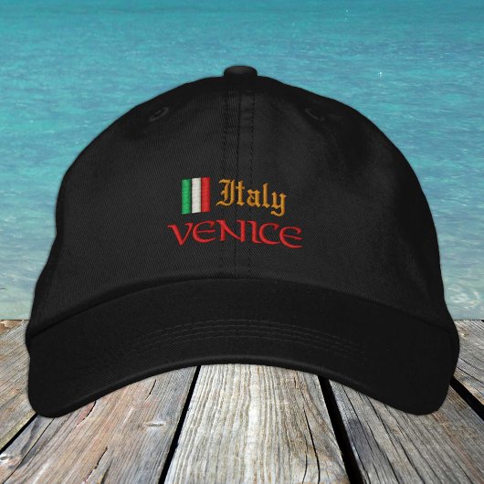 Mode in Venedig und Italien / Patrioten der italie Bestickte Baseballkappe