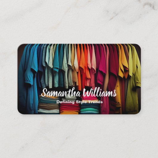 Mode-Industrie Visitenkarte (Vorderseite)