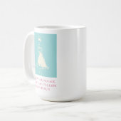 Mode ist eine Sprache Kaffeetasse (Vorderseite Links)