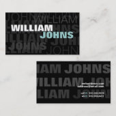 Mode iv visitenkarte (Vorne/Hinten)