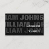 Mode iv visitenkarte (Rückseite)