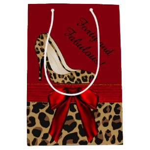 Mode-Jaguar-Stilett-kundenspezifische Mittlere Geschenktüte