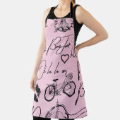 Mode, Kalligrafie, Eiffelturm, Lippen Schürze (InSitu)