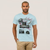 Mode-Kamera-Augen-Fotografiet-shirt T-Shirt (Vorne ganz)