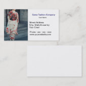 Mode-Kleidungs-Visitenkarte Visitenkarte (Vorne/Hinten)