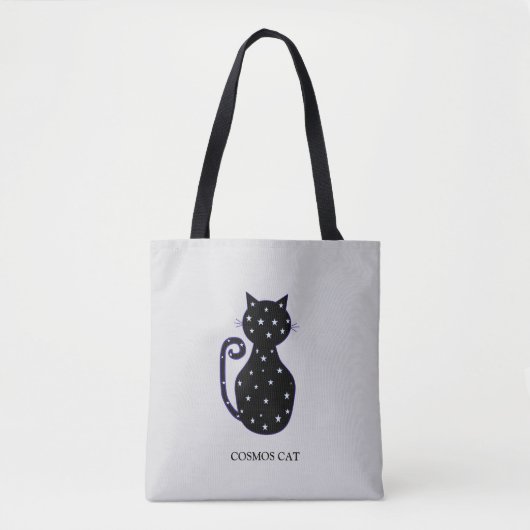 Mode Kosmos Katze Tragetasche Tasche (Vorderseite)