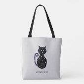 Mode Kosmos Katze Tragetasche Tasche (Rückseite)
