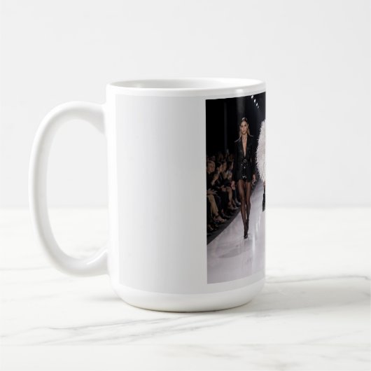 Mode Laufsteg Kunst Tasse (Links)