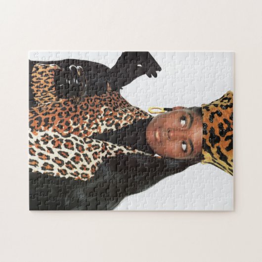 Mode Leopard Print Jigsaw Puzzle 1980 (Horizontal)