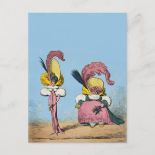Mode Lustig ~ Postkarte / Einladungen 4,25 x 5,6