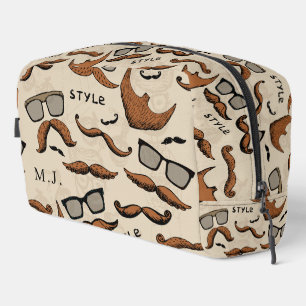 Mode Männer Mit Monogramm   PERSONALISIERT Waschbeutel