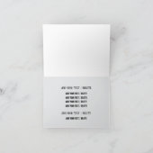 Mode-Marke . Boutique Dankeskarte (Innenseite)