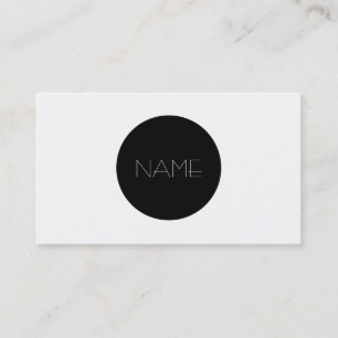 Mode Minimalistisch Visitenkarte