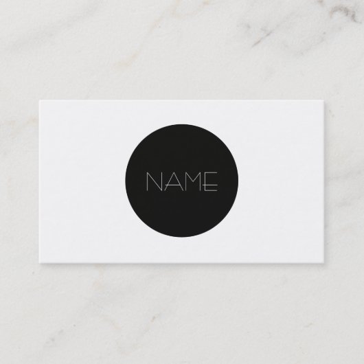 Mode Minimalistisch Visitenkarte (Vorderseite)