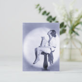 Mode mit Rauchmodell der 20er Jahre Postkarte (Stehend Vorderseite)