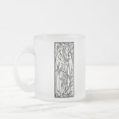 Mode Mittelalter Mattglastasse (Links)
