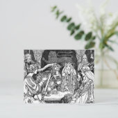Mode Mittelalter Postkarte (Stehend Vorderseite)