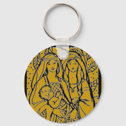 Mode Mittelalter Schlüsselanhänger (Vorderseite)